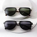 Retro Small Oval Luxury Sunglasses Rivets Blue Green Shades UV400 Trending Punk Sun Glasses