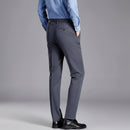 Men Dress Pants Long Business Regular Fit OfficeTrousers Mens Clothing