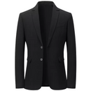 Men Suit Slim Fit Easy Care Spring Autumn Wedding Black Formal Blazer for Men Clothing