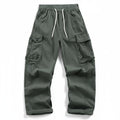 Green cargo pants on a white background, Obroi
