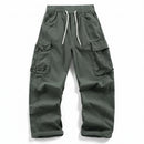 Green cargo pants on a white background, Obroi