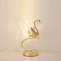 DORIAN Contemporary Swan Table Lamp LED Creative Golden Desk Light Decor For Home Bedroom