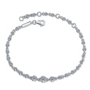 Tennis Bracelets for Women Round Lab Diamond GRA 925 Sterling Silver 18k Dainty Bracelet Gift Jewelry