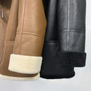 Winter Women Jacket Fur Coat Full Sleeves Casual Oversize Keep Warm Fur Leather Jacket