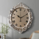 Retro Wall Clock Decoration Silent Wall Watch Light Luxury Home Decoration Accessories