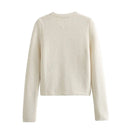 Autumn And Winter Women's  Knitted Cardigan Jacket Single Breasted Basic Knitwear