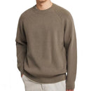 Knitted Casual Sweater Men Simple Knitwear Tops Pullover Male Solid Color Loose Sweater Autumn