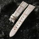 High end Himalayan white leather strap 19 20 22MM leather strap quick release