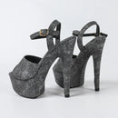 High Heels Platform Sandals Buckle Strap Women Banquet Party Shoes Summer