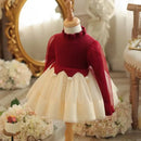 Red sweater and white skirt set on a mannequin , Obroi