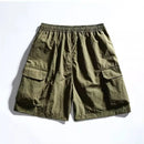 Summer Men's Safari Casual Shorts Cargo Shorts Men