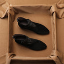 Women Ankle Boots Pointed Toe Thick Heel Women Short Female Boots