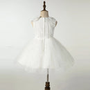 Luxury Short Dress for Little Girls Elegant Wedding Birthday Evening Gowns