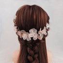 Flower Hairband Bridal Hair Jewelry Pearl Crystal Headband Birthday Party Tiara Wedding Hair Accessories For Women Crown