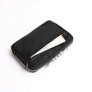 Men Wallet Earbuds Storage Bag Card Holder Case Journey Bank Card Organizer Zipper Coin Purse
