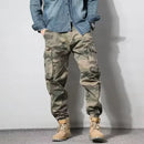 Men's Cargo Pants Male Trousers Pocket Camouflage Regular Fit Slacks Clothing