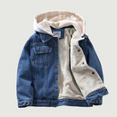 Jacket Boys Autumn Winter Cotton Thicken Jean Coat Children Turn-down Collar Clothes Warm Denim Jackets