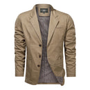 Men Jacket Elegant  Gentleman Lapel Loose Casual Slim Fit
