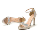 Summer sandals Women High heels Party Sandals Bridal wedding shoes