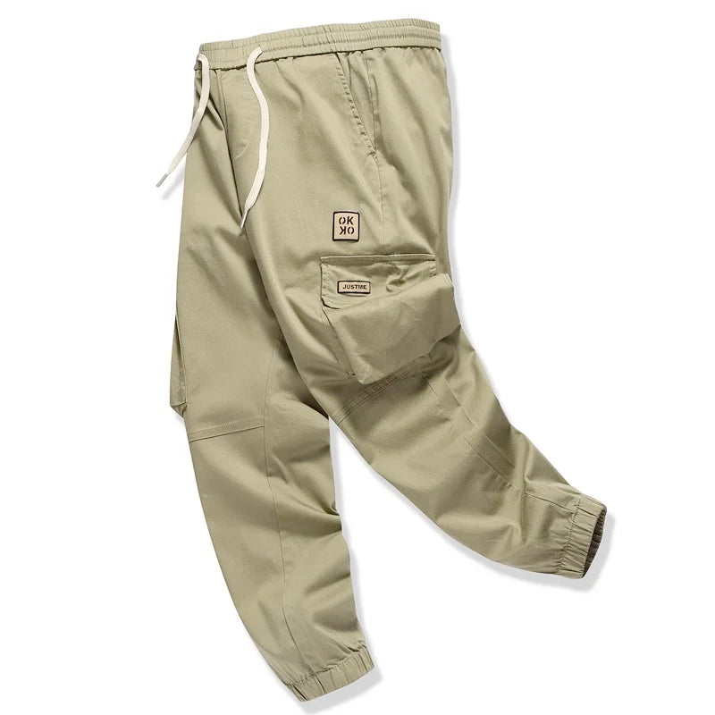 Cargo Pants Men Harem Pants Multi-Pocket Camouflage Man Cotton Streetwear Casual