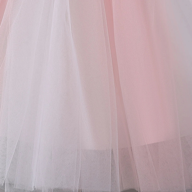 Wedding Party Dress For Girl Flower Elegant Kids Princess Clothes Formal Prom Children's Pageant Ball Gown Evening Baby Vestidos
