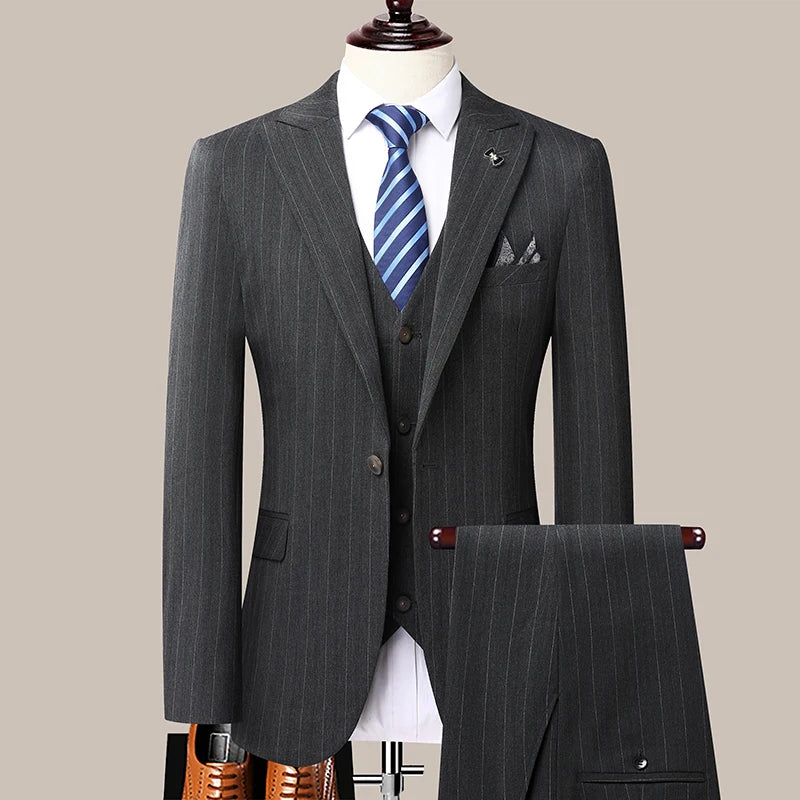 British style party slim-fitting business wedding dress men suit