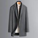 Woolen Coat Men Autumn and Winter Wool Thickened Double-sided Light Luxury Suit Trend