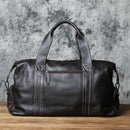 Leather Men Travel Bag Natural Handbag Casual Shoulder Messenger Bag Large Capacity Luggage Bag