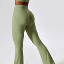 Flare Leggings Pants Women Wide Leg Pants Women Fitness Black Flared Pant Latin Dance Trousers