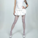 Women Diamond Shape Grid Sheer Pantyhose Elastic Nylon Tights Thin Stockings