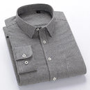 Plaid Shirts for Men Spring Long Shirts Men Autumn Turn-down Collar