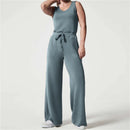 Casual Slim Knitted Women Jumpsuit Soft Loose Romper Overalls Lady Elegant Bodysuits