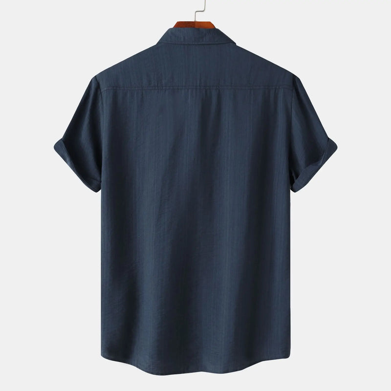 Men's Hawaiian Holiday Beach Shirts Men Summer Short Sleeve Turn Down Mens Shirts