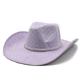 Autumn Denim Men's Top Panama Jazz Hat Bent Edge Large Brim