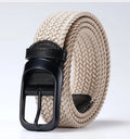Nylon Pin Buckle Elastic Braided Belt Universal Casual Student Belt Versatile Jeans Accessories