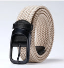 Nylon Pin Buckle Elastic Braided Belt Universal Casual Student Belt Versatile Jeans Accessories