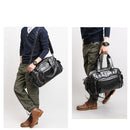 Male Travel Duffle Bag High Quality Leather Retro Sport Fitness Training Luggage Handbag For Man Crossbody Shoulder Bags