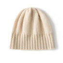 Winter Hats Women Casual Outdoor Soft Keep Warm Cap Cashmere Knitted Solid Ribbit Beanie Hat