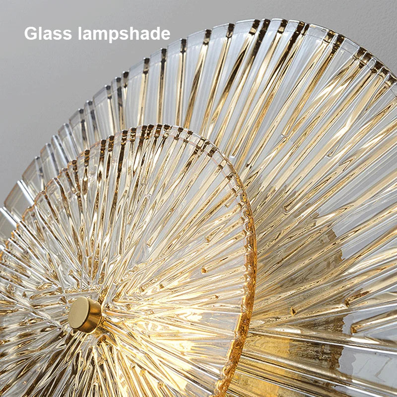 Home Decor For Living Room Background Wall Lamp Bedroom Light Fixtures Luxury Glass Corridor