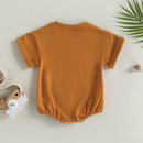 Toddler Infant Boys Girls Clothing Newborn Baby Summer Jumpsuit Playsuit Casual Solid Loose Short Sleeve Romper