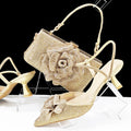 Design Shoes & Bag Coffee Color Women's Stiletto Shoes