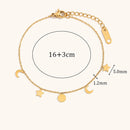 Dripping Zircon Flower Chain Bracelet Stainless Steel Women's Bracelet Waterproof Jewelry Gift