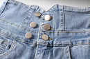 Women Autumn Denim Mini Shorts High Waist Blue Shorts Female Trousers Outwear Women Sexy Shorts