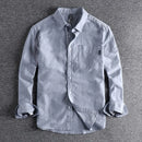 Men Shirt Pure Cotton Flower Patchwork Sleeves Uniform Light Work Safari Style Shirts Mens Tops Shirt