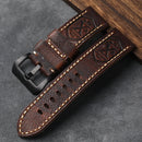 Handmade Genuine Leather Watchband Vintage Bracelet