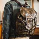 Outdoor casual travel men's large-capacity backpack designer handmade genuine leather