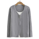 Women's Sweater Temperament Zipper Jumpers Autumn Winter Basic Style Slim Leisure Knitted Pullover