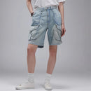 Women's shorts Summer Retro Women's Jeans Blue shorts Denim shorts Pants female
