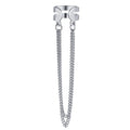 Silver Color Long Tassel Ear Cuff Multilayer No Piercing Hook Clip Earrings for Women Simple Temperament Jewelry Gift