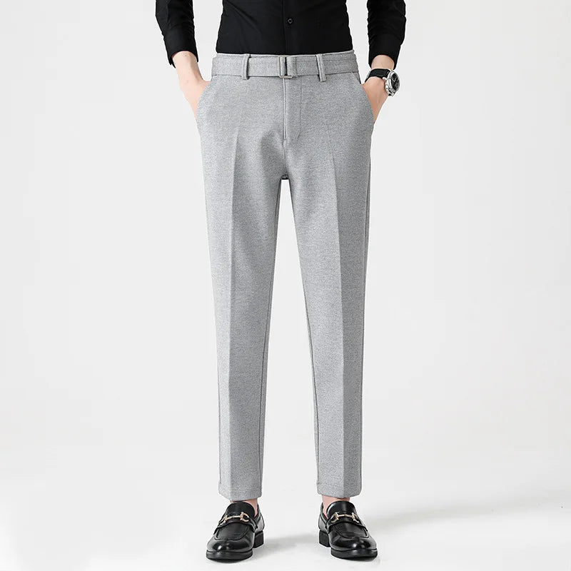 Winter and Autumn Men Casual Cotton Pants Male Ankle Length Pants